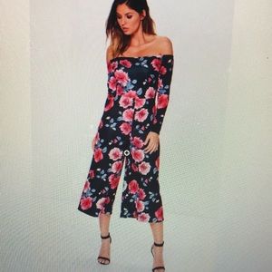 Floral Culotte Jumpsuit